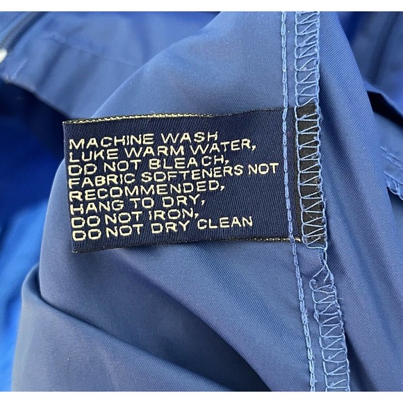 Weekender Casual Lifestyle Packable Windbreaker Jacket Coat Mens Size Large Blue - Picture 4 of 16